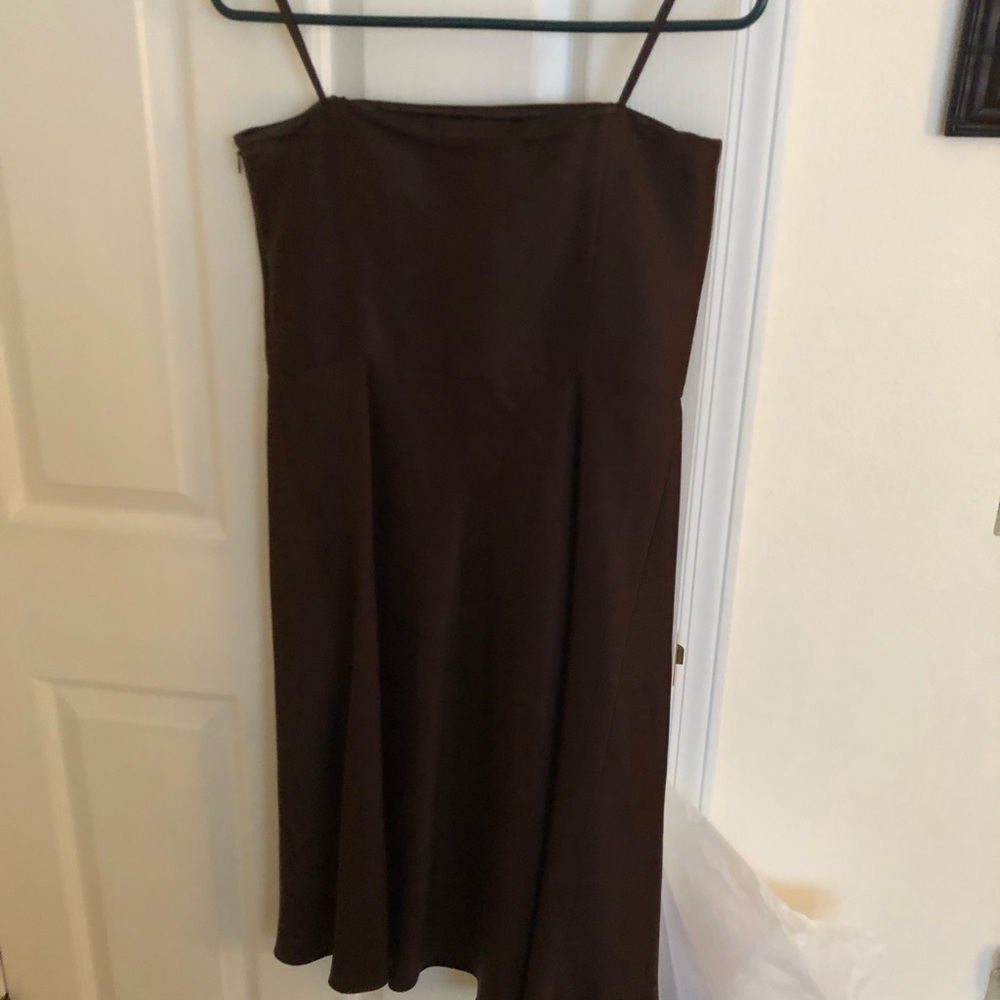 Dark brown bridesmaid dress (size 6)
